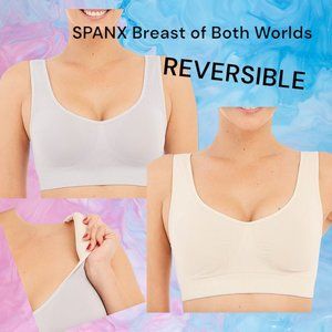 SPANX Breast of Both Worlds Reversible Wireless Bra - NWT Womens Size XS